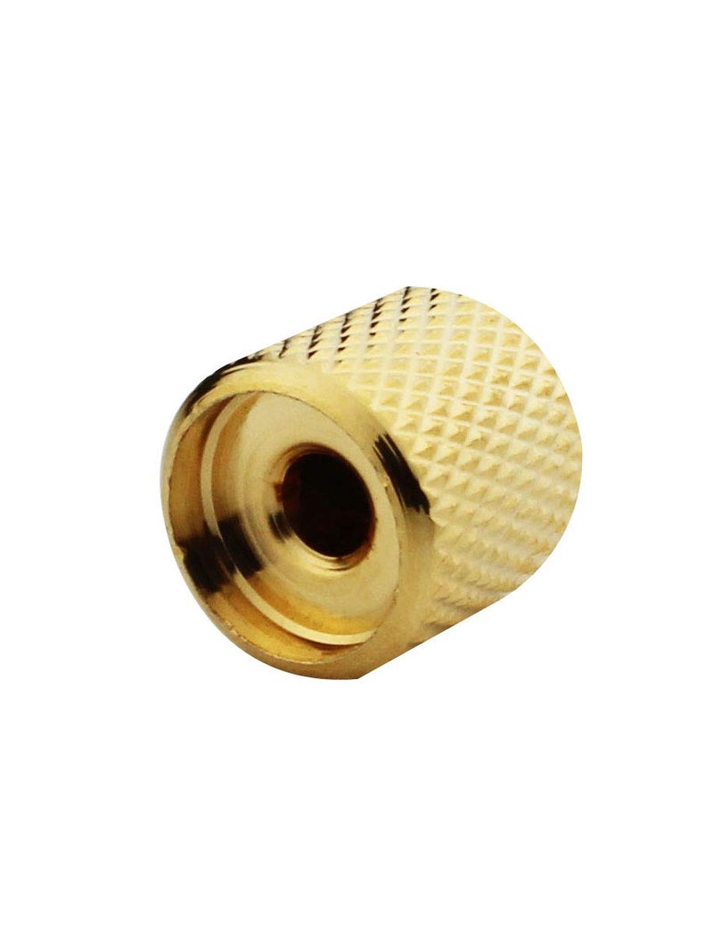 Guyker 3Pcs Guitar Control Knobs with 6mm (0.24") Dia. Shaft Pots with Adjust Wrench - Copper Dome Tuning Potentiometer Knob with Hole Replacement for Electric Guitar or Precision Bass (Golden) - Image 4